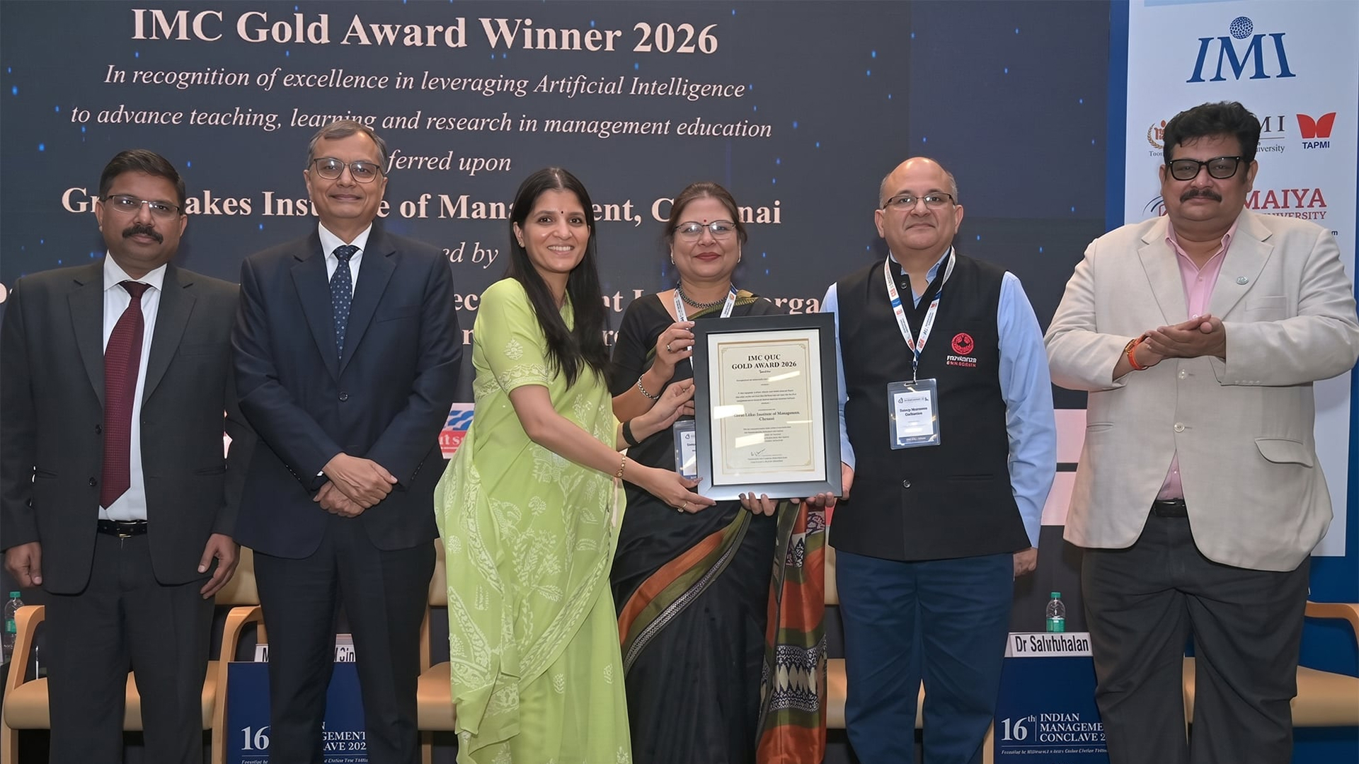 Gold Award at IMC 2026
