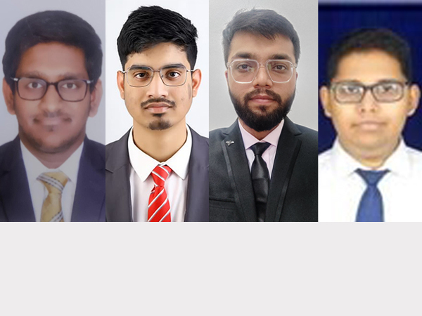Kaushik Karthikeyan, Anuj Kumar, Aayush Rai and Anirvan Jena