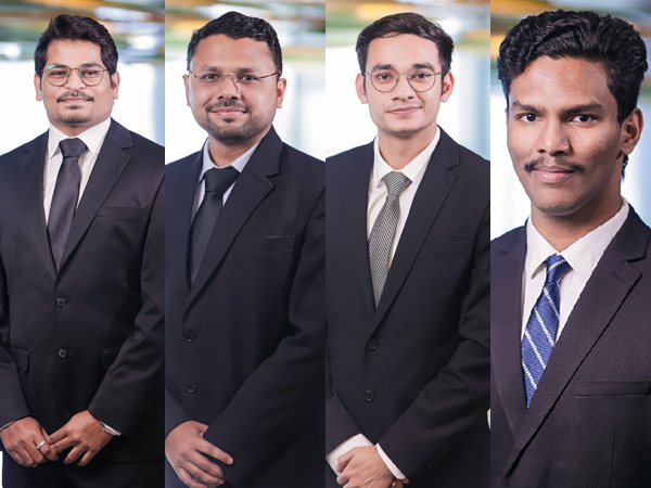 Rutvij, Gopal, Piyush & Venkatesh