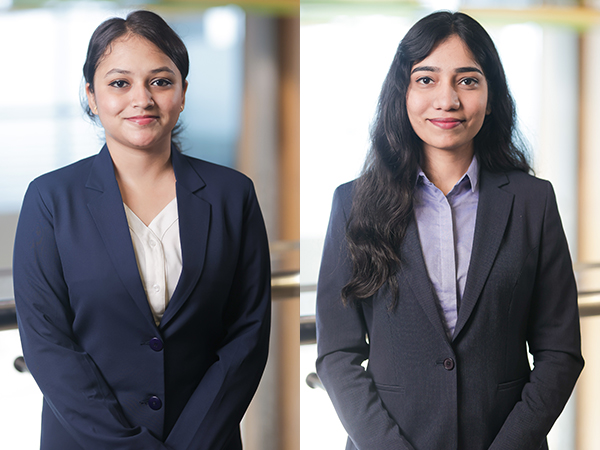 Anushka Singh & Jhanvi Dwivedi, Anushka Singh & Jhanvi Dwivedi, Pitching Competition, IIM Bangalore