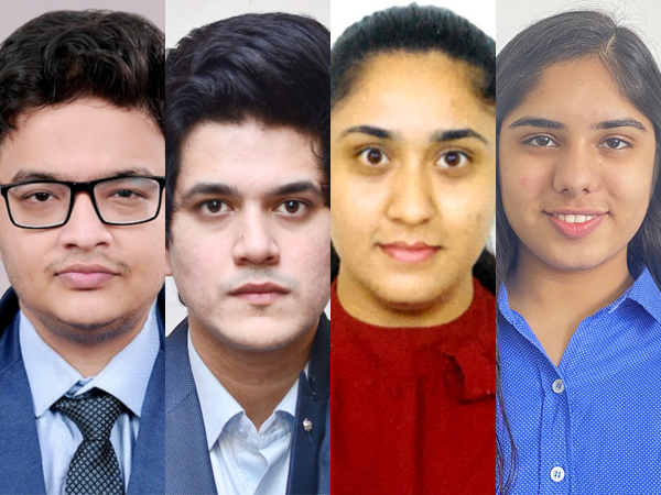 Mayukh, Pramit, Shreya and Shubhi