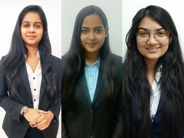 Sakshi Bansal, Garimma Jaiswal, Bhavita Sharma
