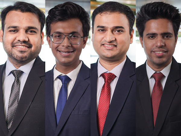 Sandeep Kandoi, Shreshth Saha, Ashish Kumar and Anirudh Dashottar
